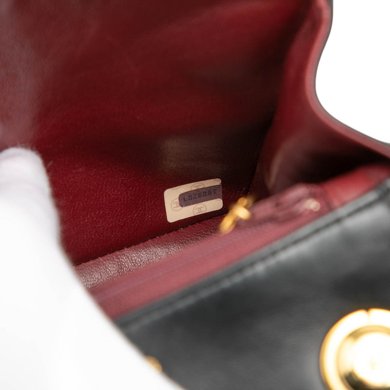 Small Lambskin Kelly Top Handle Bag - Image 6
