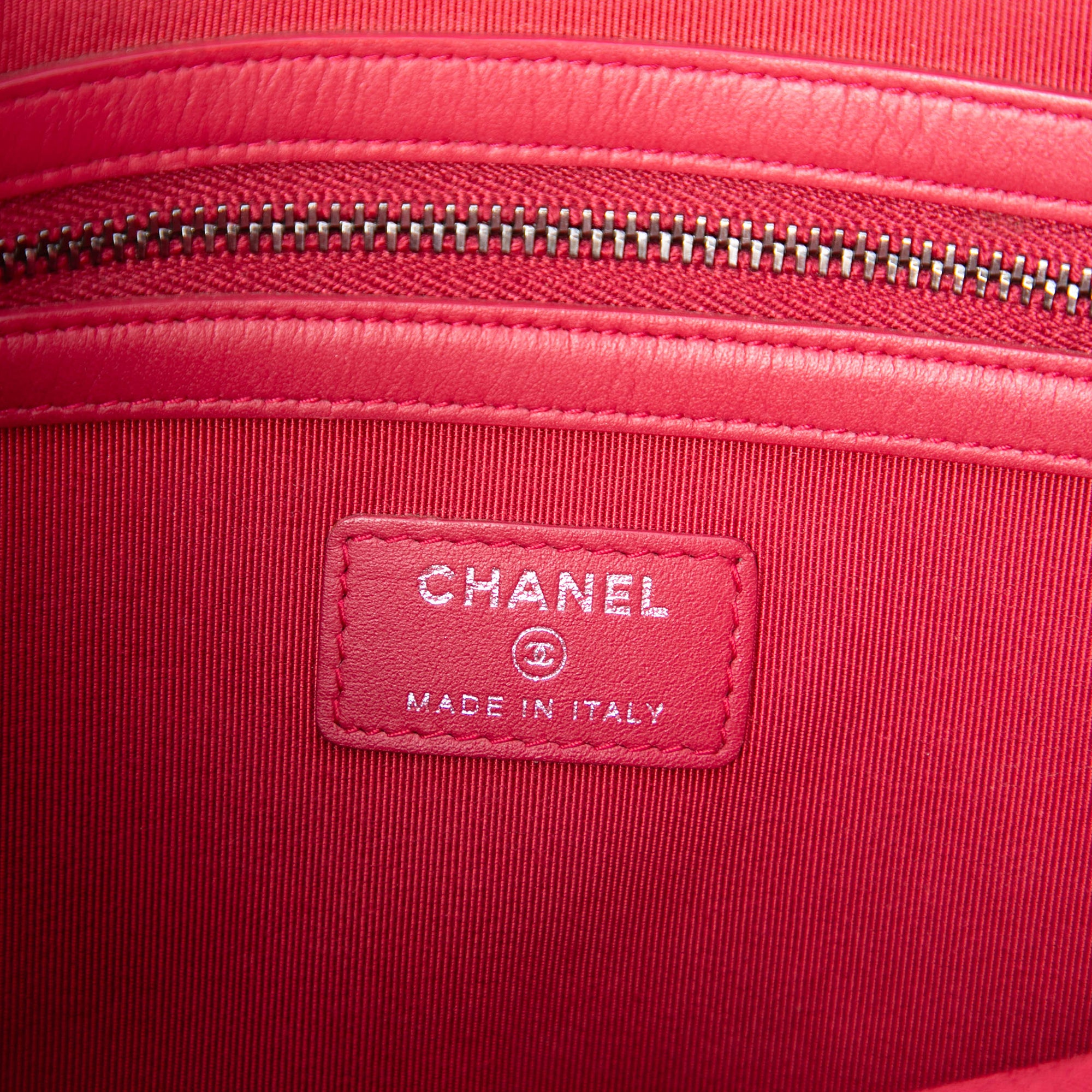 Medium Aged Calfskin Gabrielle O Case Clutch - Image 5
