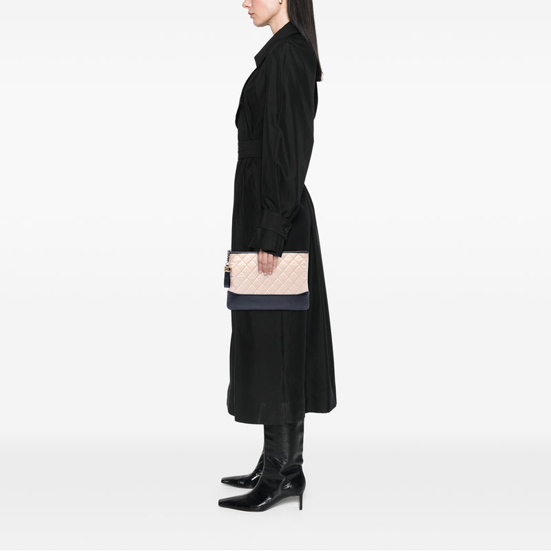 Medium Aged Calfskin Gabrielle O Case Clutch - Image 6