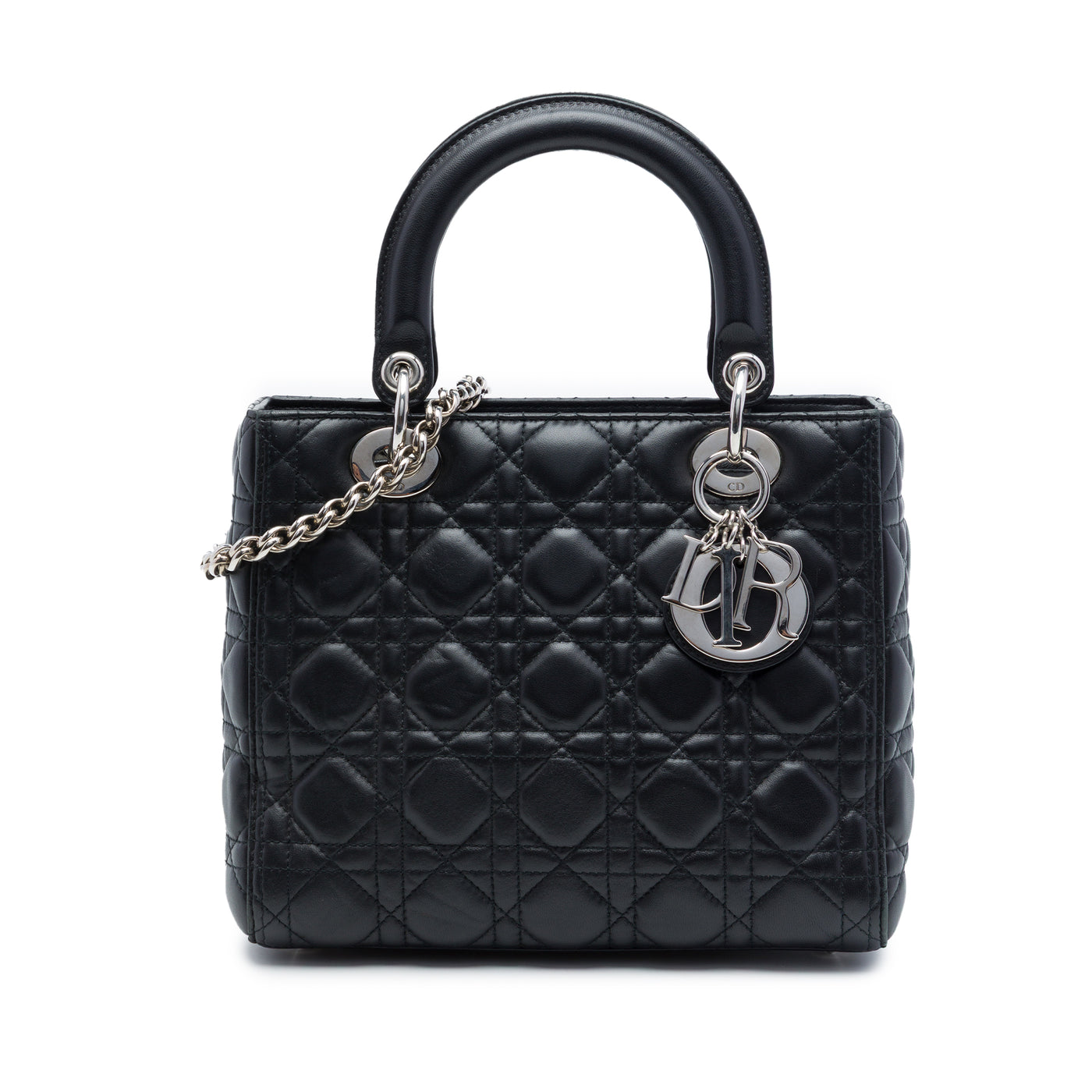 Medium Lambskin Cannage Lady Dior - Image 1