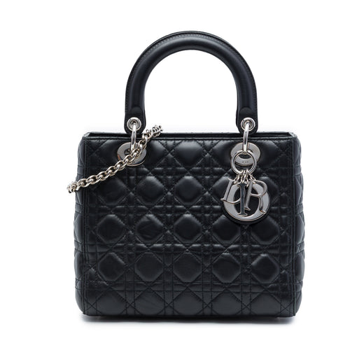 Medium Lambskin Cannage Lady Dior - Image 1