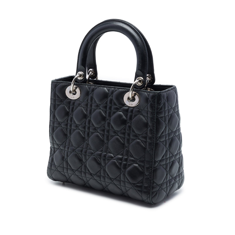 Medium Lambskin Cannage Lady Dior - Image 2