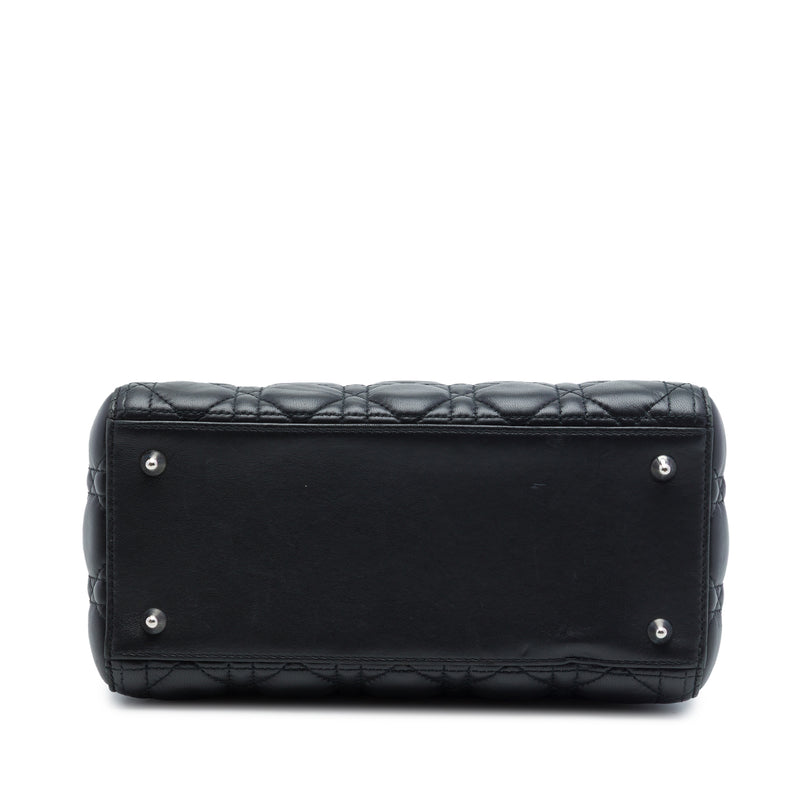 Medium Lambskin Cannage Lady Dior - Image 3
