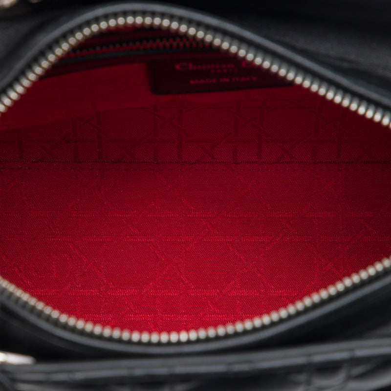Medium Lambskin Cannage Lady Dior - Image 4