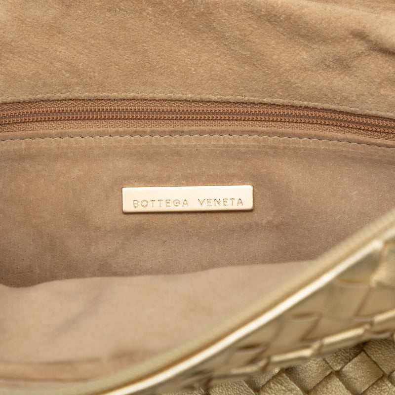 Metallic Nappa Intrecciato Handbag - Image 5