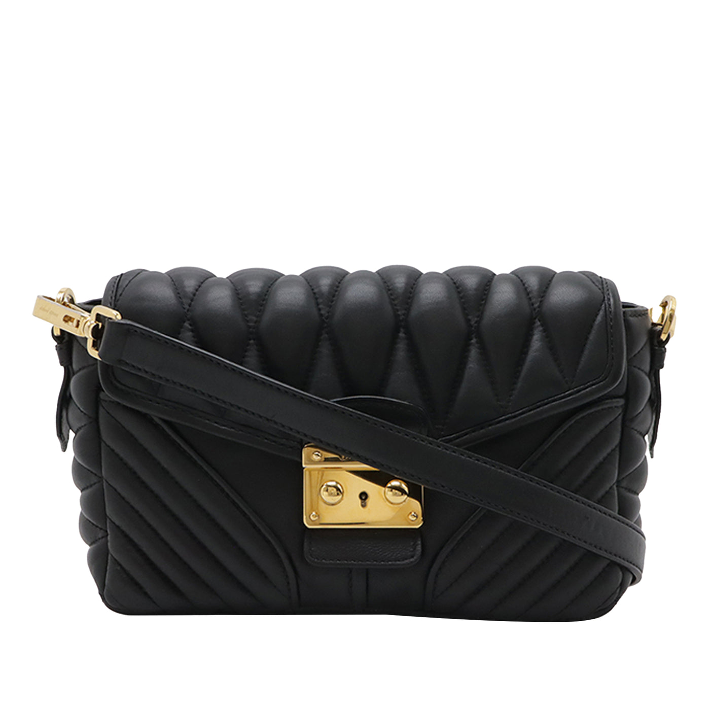 Matelasse Nappa Biker Crossbody - Image 1