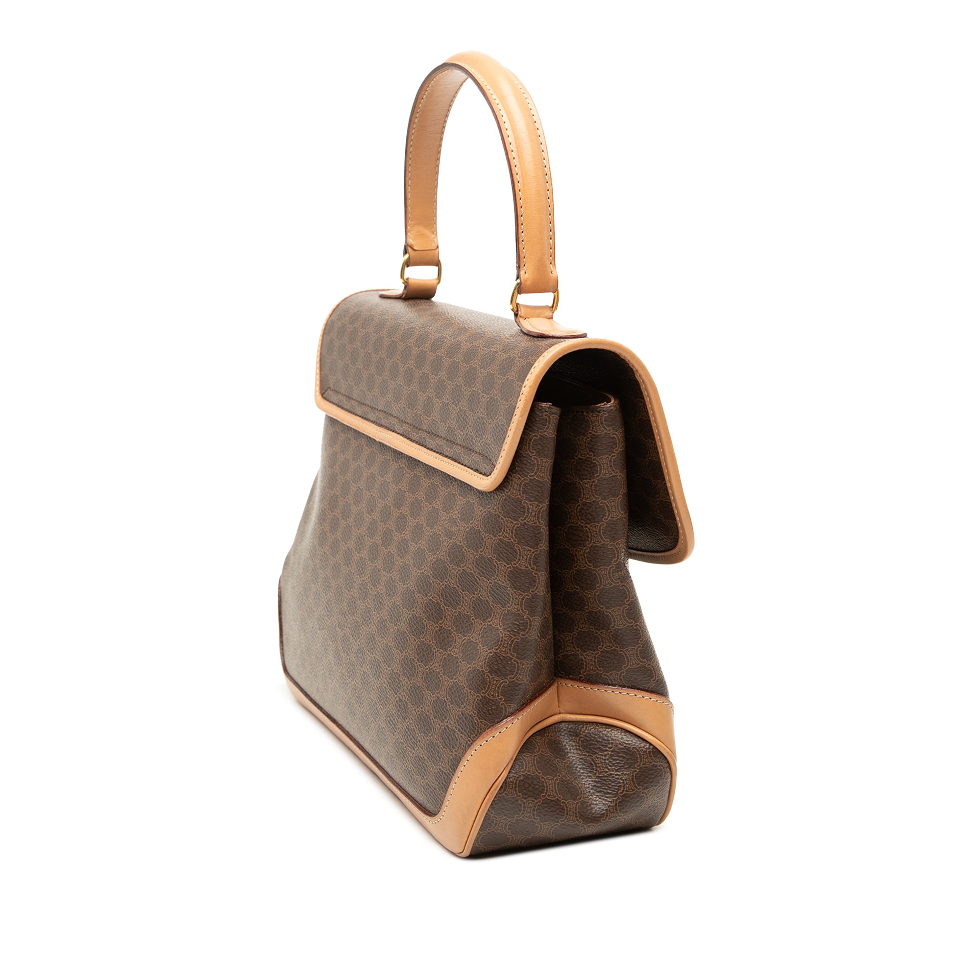 Macadam Coated Canvas Top Handle Bag - Image 2