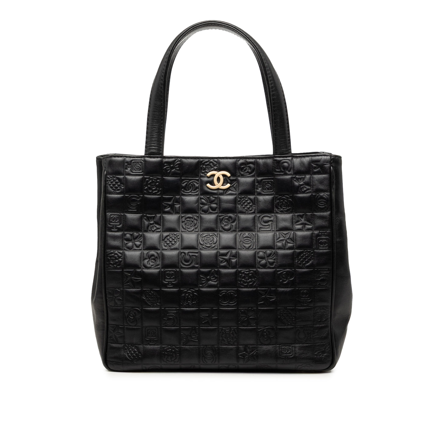 CC Embossed Lambskin Precious Symbols Tote - Image 1