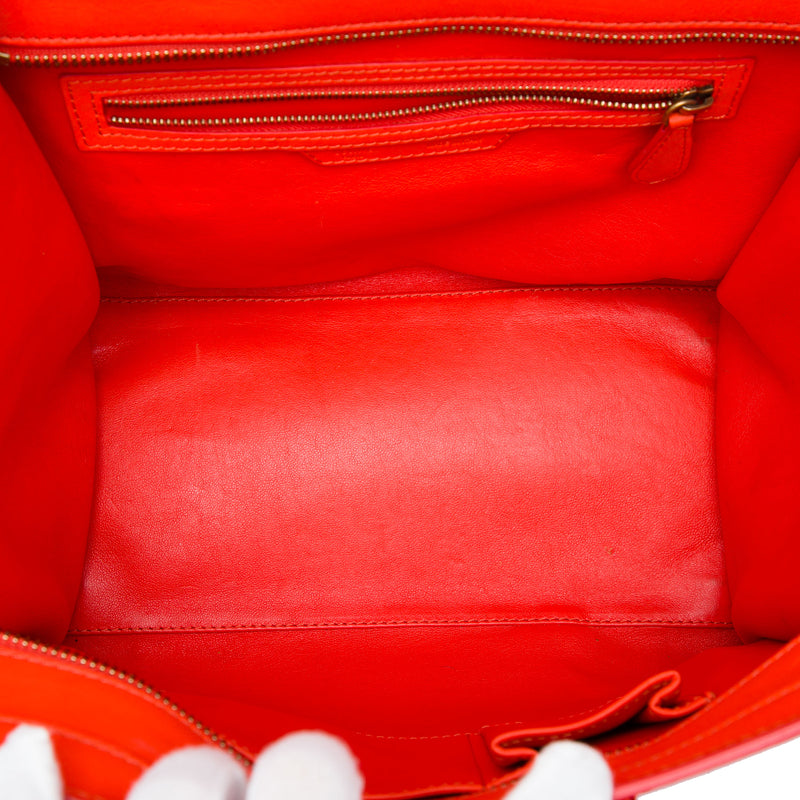 Mini Smooth Calfskin Luggage Tote - Image 4
