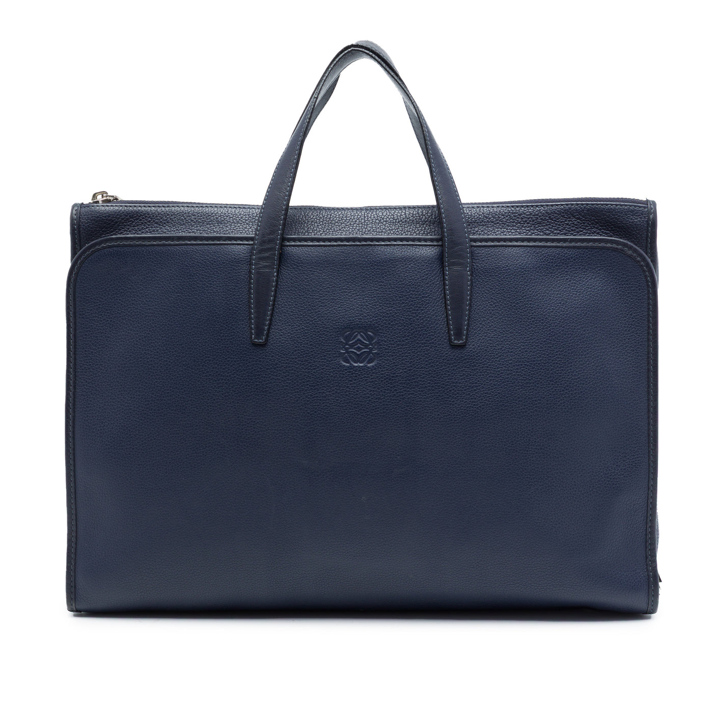 Leather Anagram Briefcase - Image 1