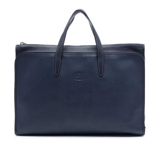 Leather Anagram Briefcase - Image 1