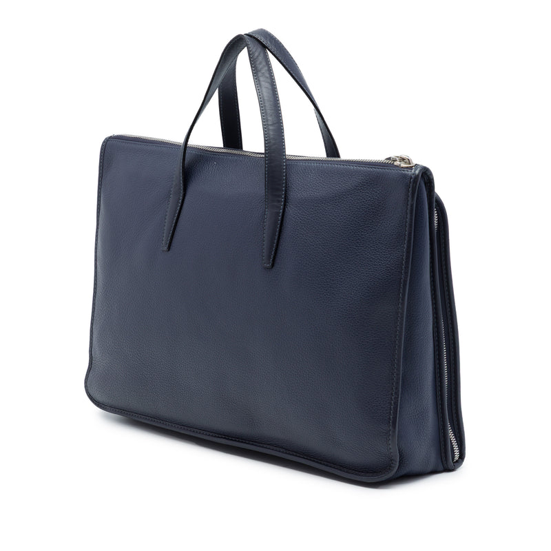 Leather Anagram Briefcase - Image 2