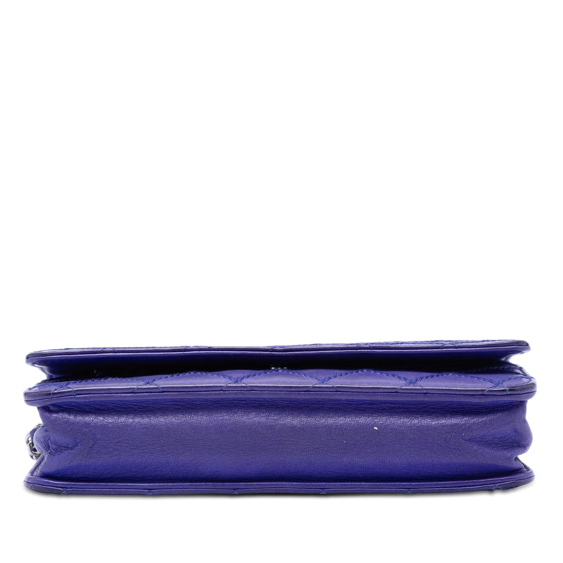 CC Quilted Calfskin Fancy Wallet On Chain - Image 3