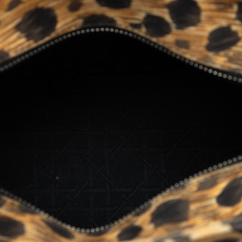 Medium Canvas Leopard Print Lady Dior - Image 4