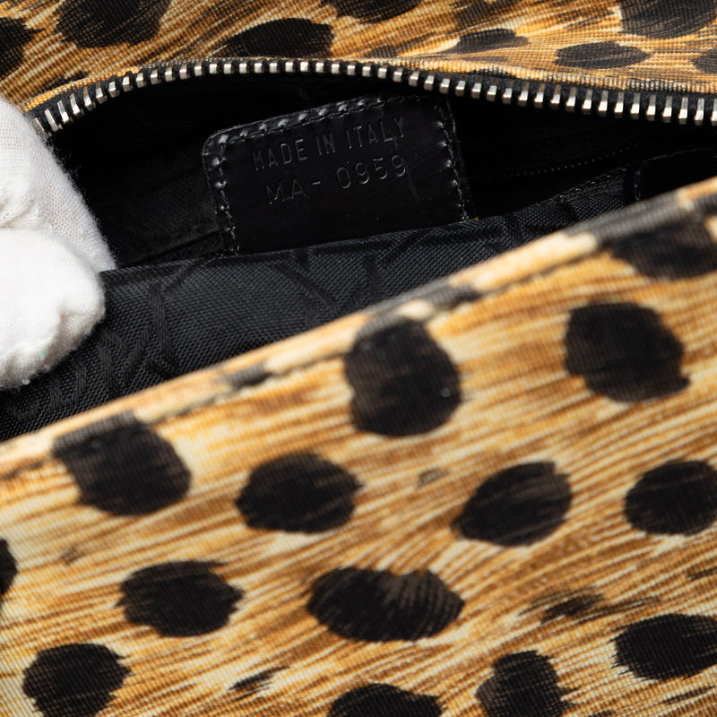 Medium Canvas Leopard Print Lady Dior - Image 6