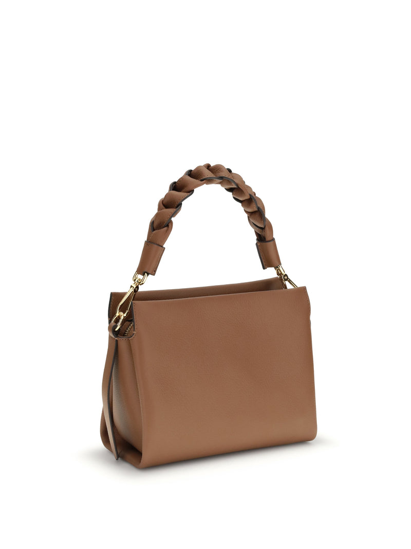 Coccinelle Boheme Shoulder Bag — Brown Calf Leather