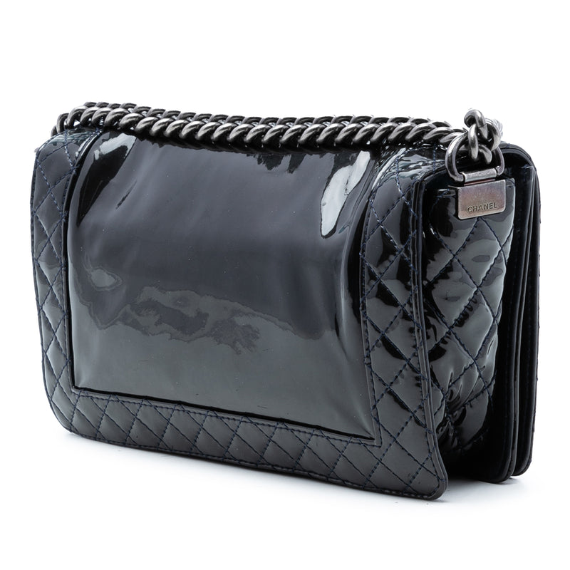 Medium Patent Boy Reverso Flap - Image 2
