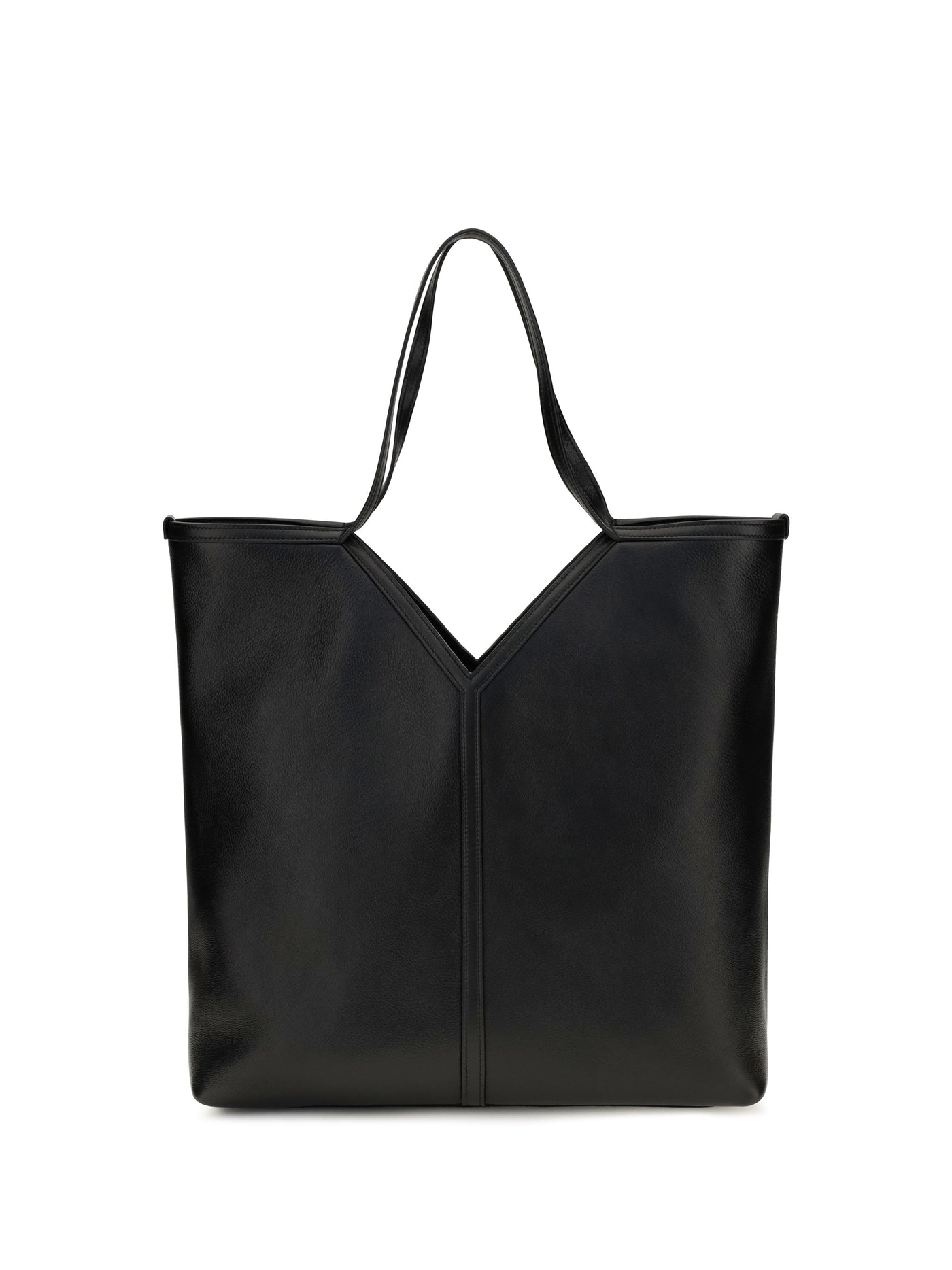 Saint Laurent Shoulder Bag — Black Calf Leather Bos Taurus