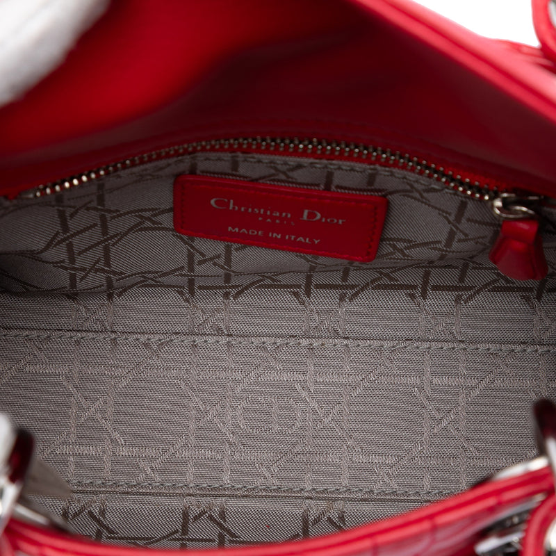 Mini Lambskin Cannage Lady Dior - Image 4