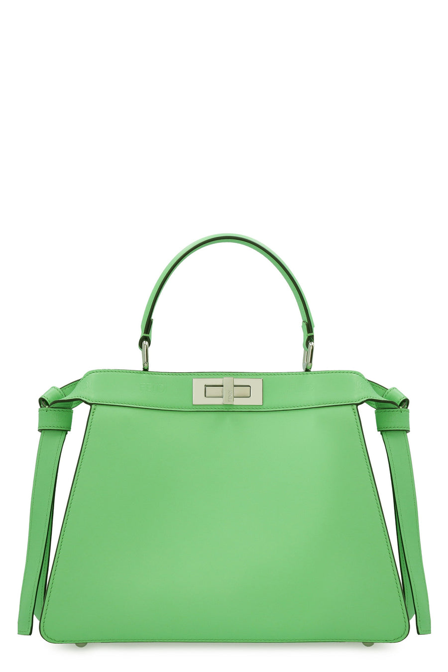 Fendi Top Handle Bag — Green Calf