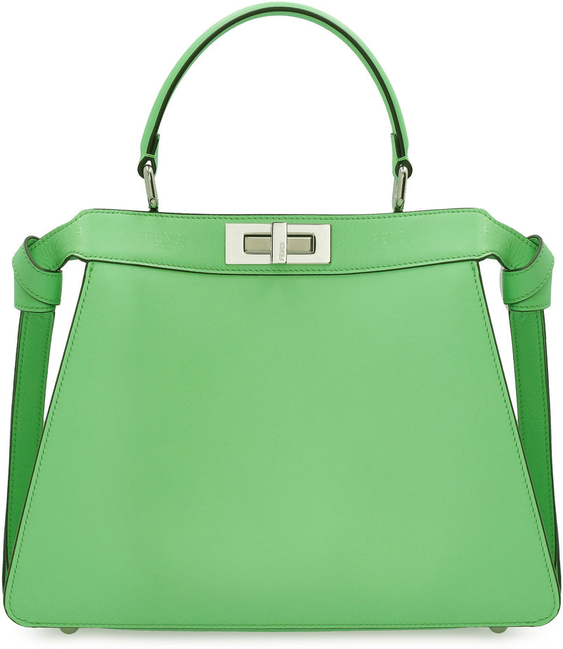Fendi Top Handle Bag — Green Calf