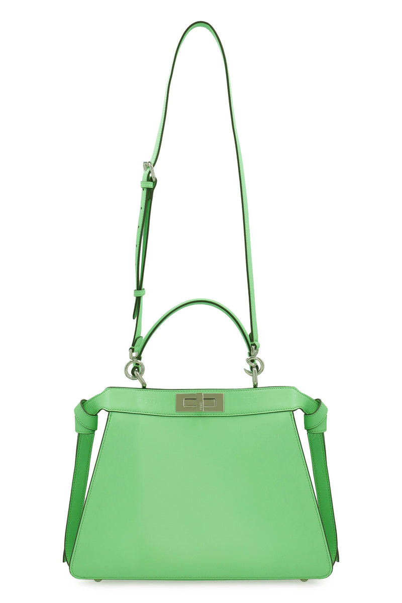 Fendi Top Handle Bag — Green Calf