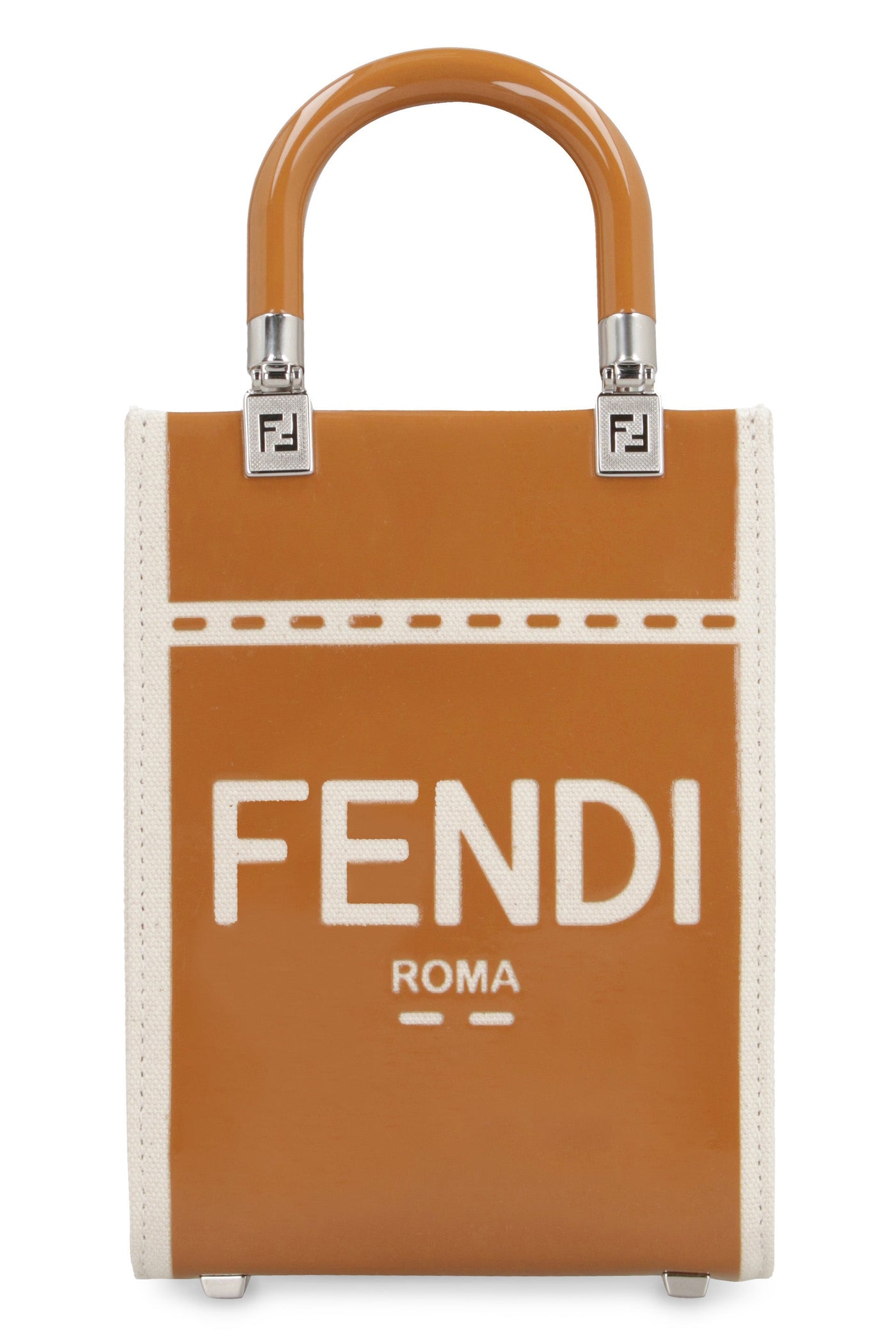 Fendi Sunshine Mini Bag — Beige Polyamide