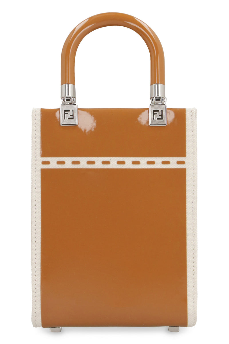 Fendi Sunshine Mini Bag — Beige Polyamide