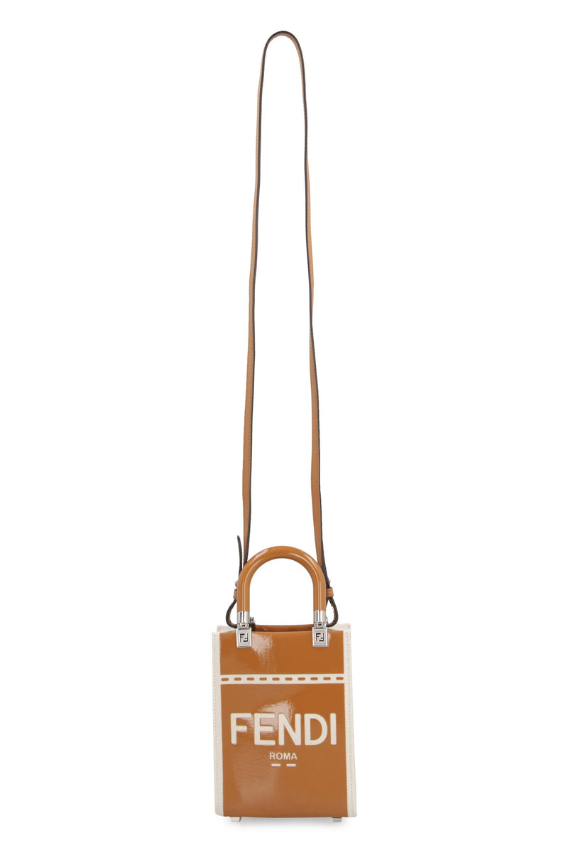 Fendi Sunshine Mini Bag — Beige Polyamide