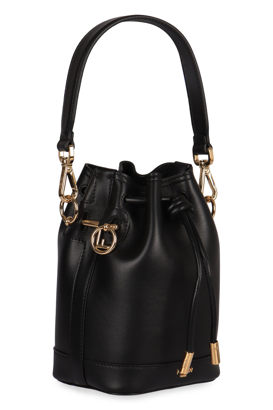 Fendi Mon Tresor Bucket Bag — Black Calf