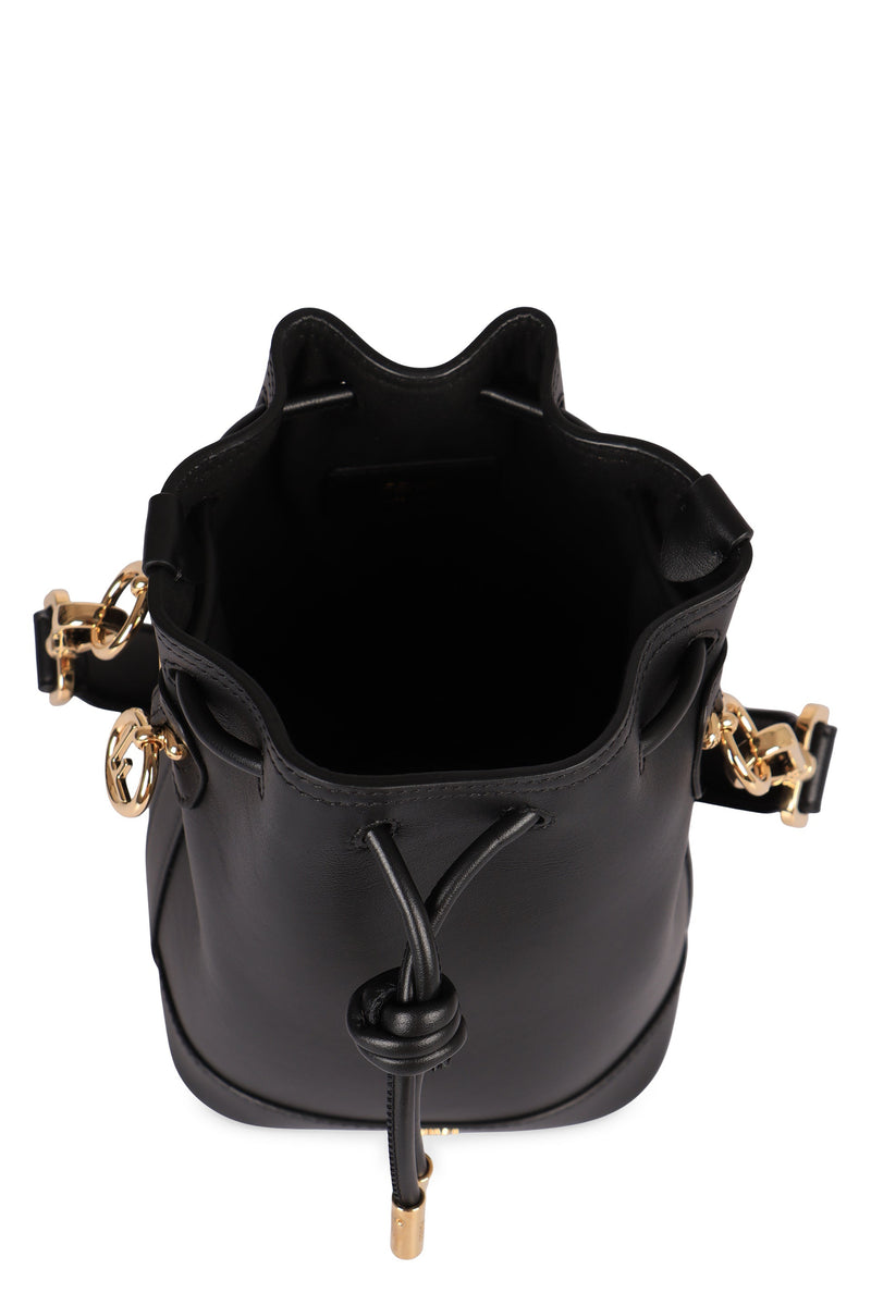 Fendi Mon Tresor Bucket Bag — Black Calf