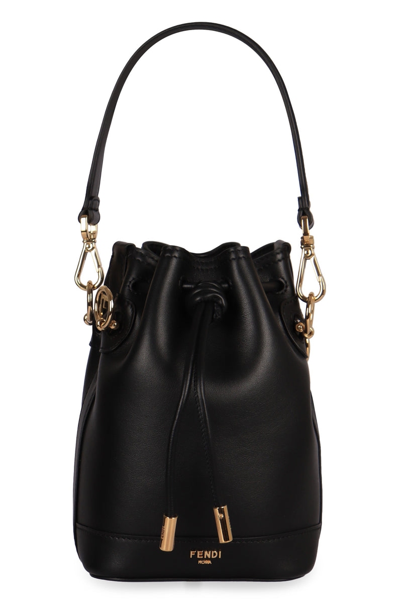 Fendi Mon Tresor Bucket Bag — Black Calf