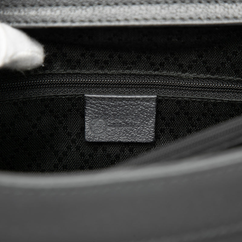 Medium Leather Bamboo Diana Tote - Image 5