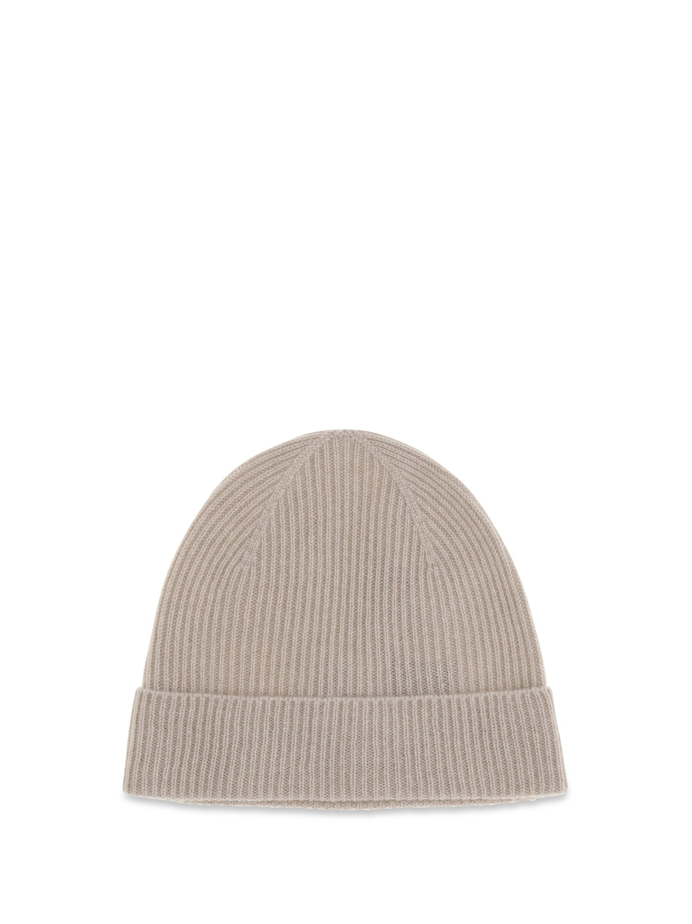 Kiton Ucpl003k0239l07 Ribbed Merino Wool Beanie — Beige (ovis Aries) Beanies