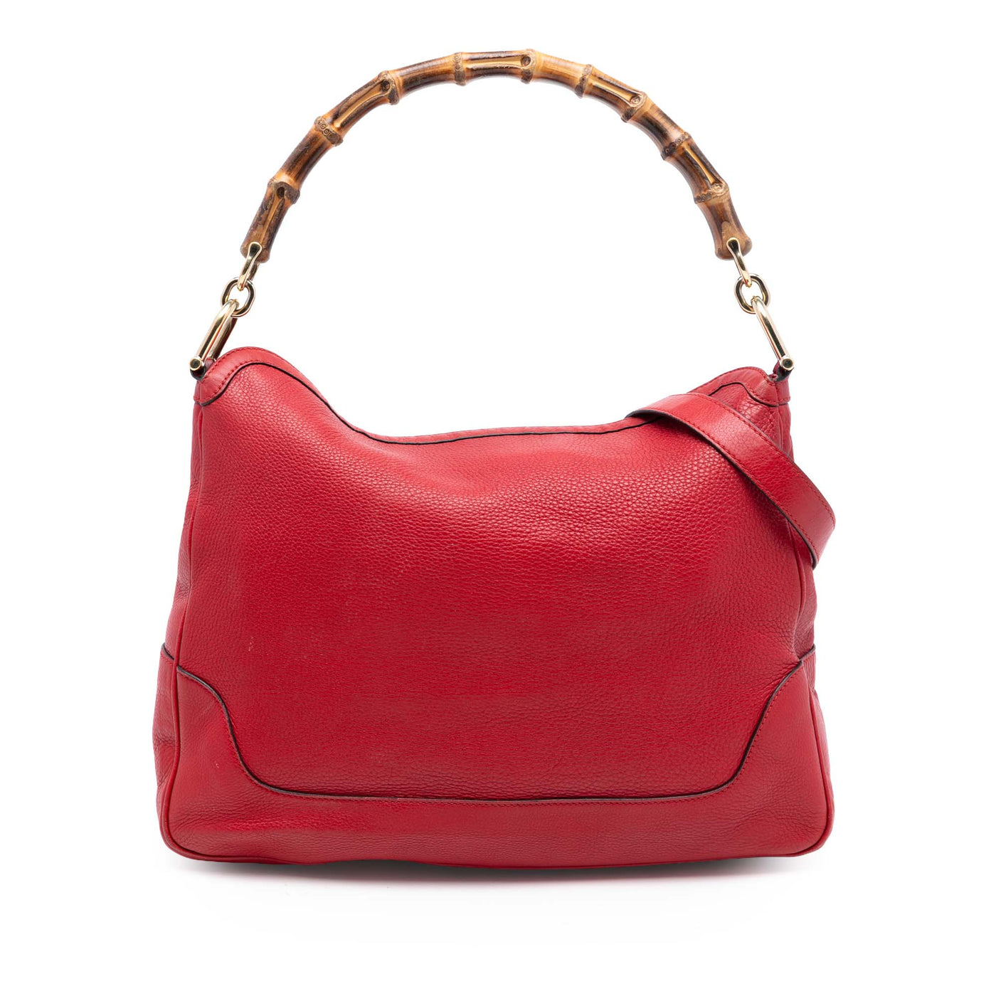 Calfskin Bamboo Diana Satchel - Image 1