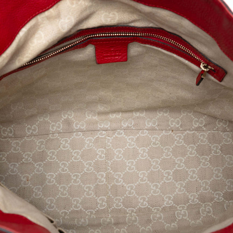 Calfskin Bamboo Diana Satchel - Image 4