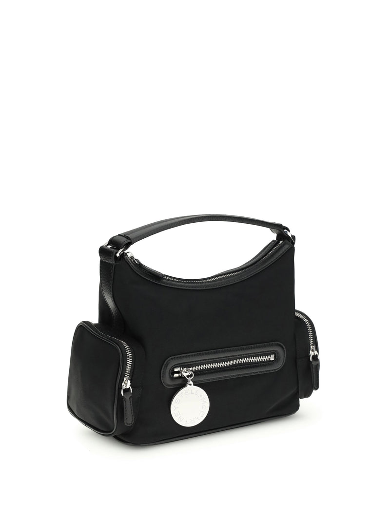 Stella Mccartney Dartmoor Shoulder Bag — Black Other Materials