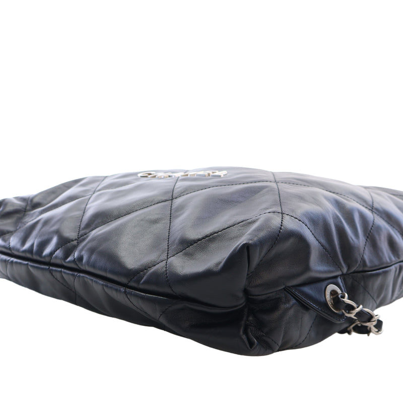Large Quilted Shiny Calfskin 22 Backpack - Image 11