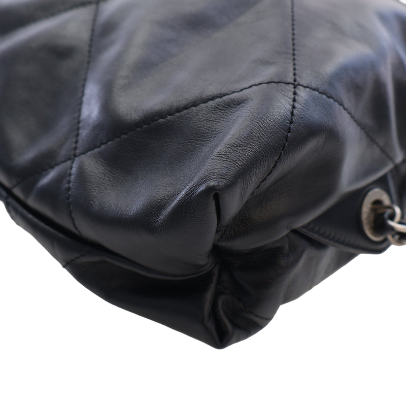 Large Quilted Shiny Calfskin 22 Backpack - Image 12
