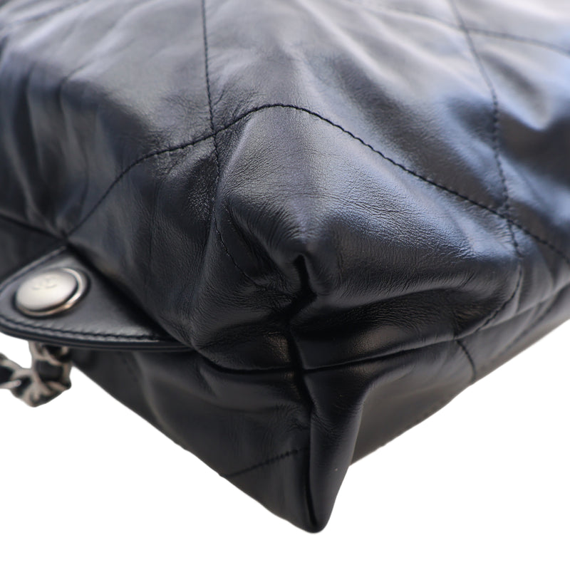 Large Quilted Shiny Calfskin 22 Backpack - Image 13