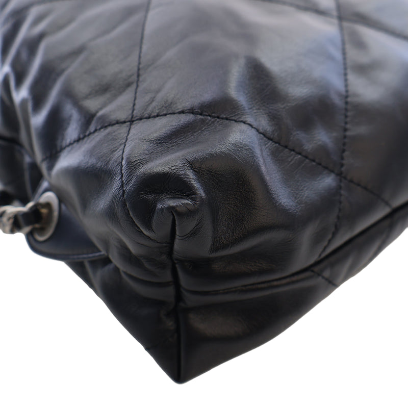 Large Quilted Shiny Calfskin 22 Backpack - Image 14