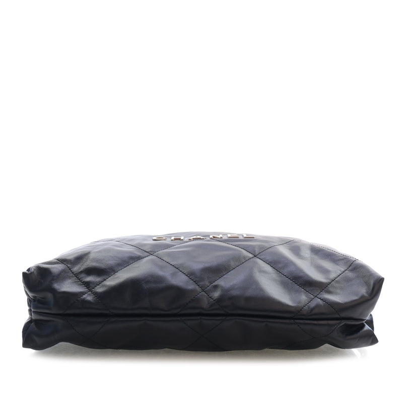 Large Quilted Shiny Calfskin 22 Backpack - Image 3