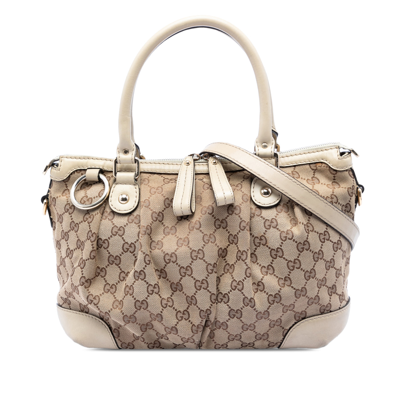 GG Canvas Sukey Satchel - Image 1