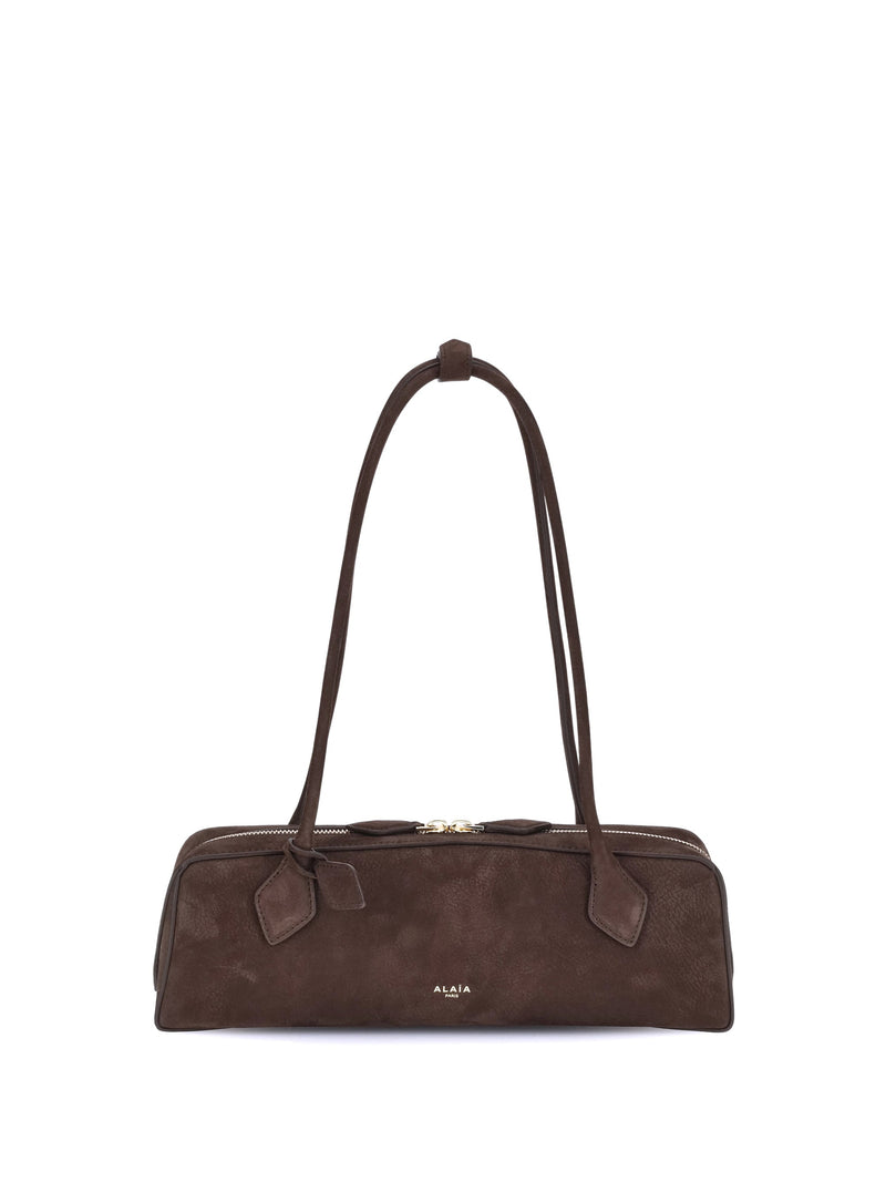Alaïa Le Teckel Shoulder Bag — Brown Calf Leather