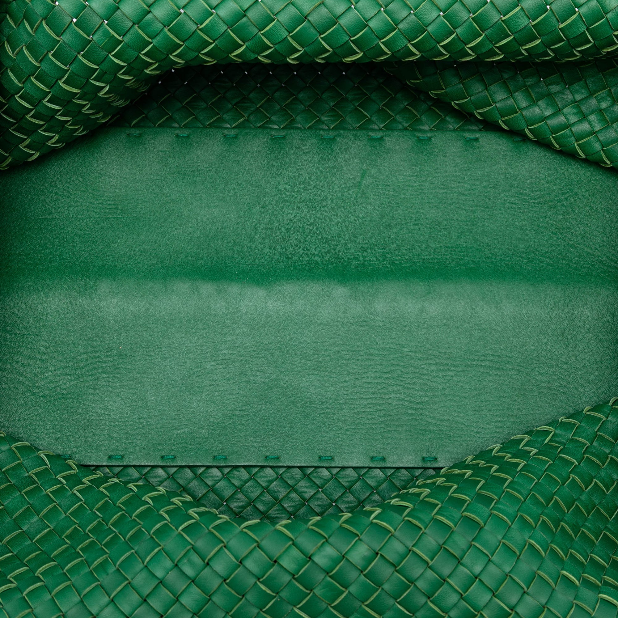 Limited Edition Large Lambskin Intreccio Cabat Tote - Image 4