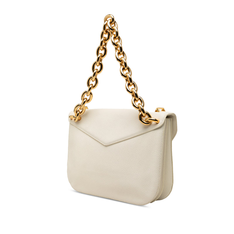 Medium Leather Mount Envelope Chain Bag - Image 2