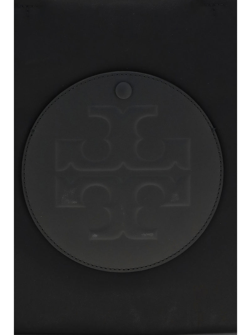 Tory Burch Ella Tote Bag — Black Polyamide