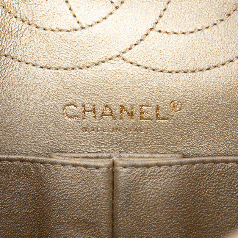 Quilted Metallic Aged Calfskin Reissue 2.55 Double Flap 226 - Image 5