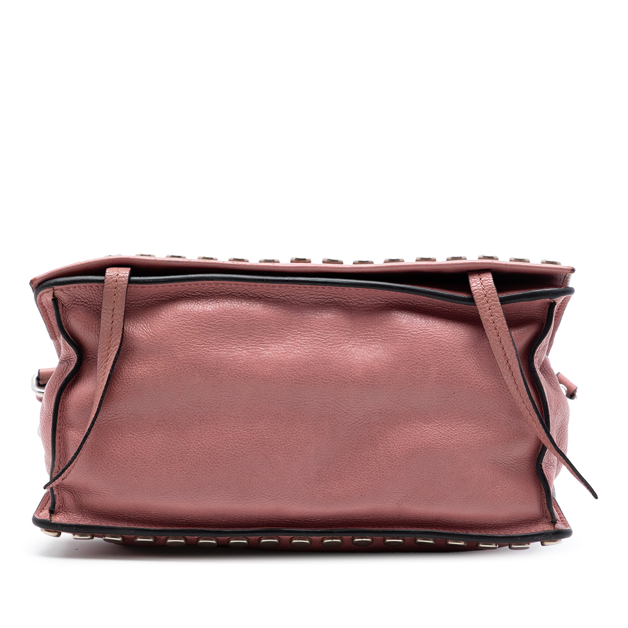 Glace Calfskin Studded Etiquette Flap - Image 3