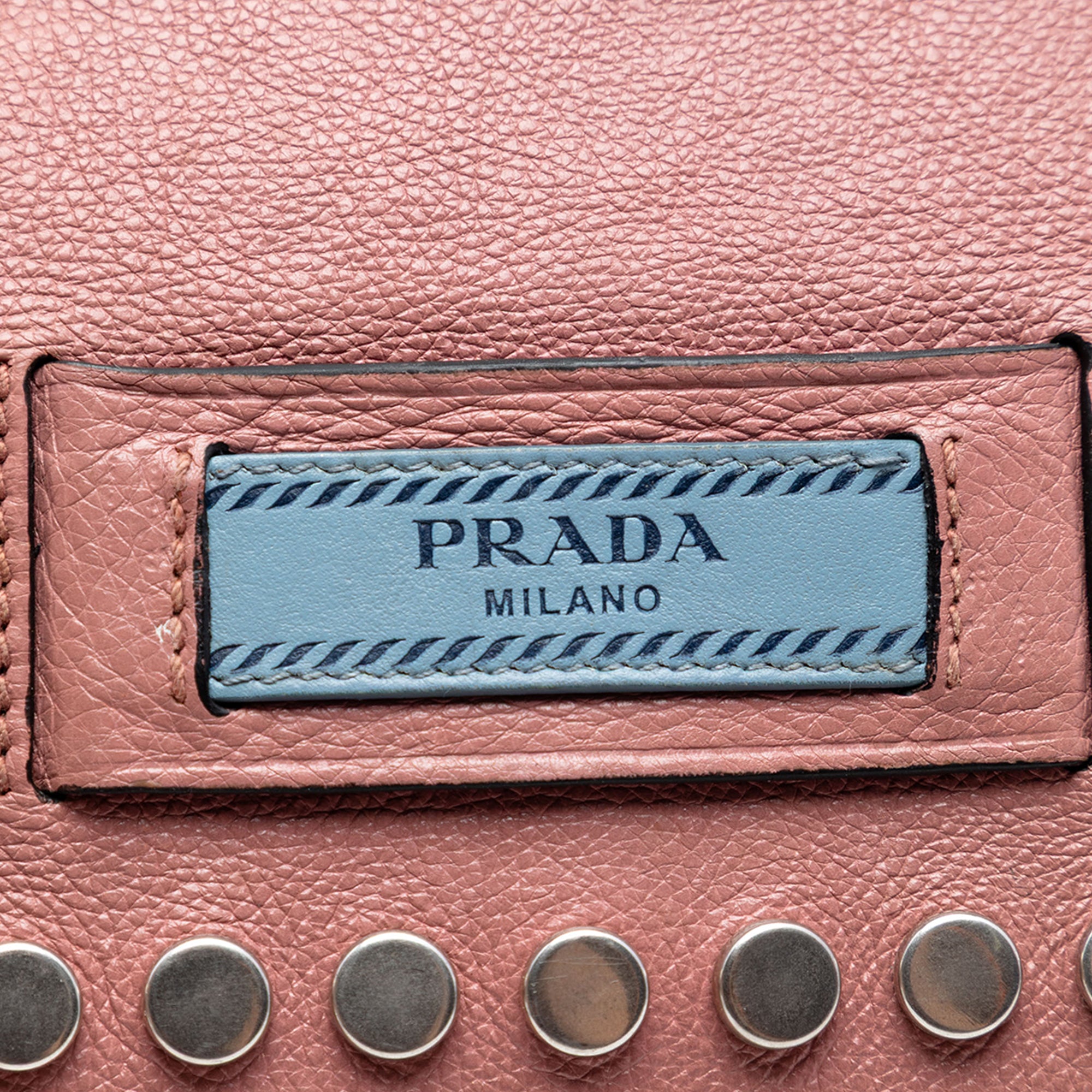 Glace Calfskin Studded Etiquette Flap - Image 5